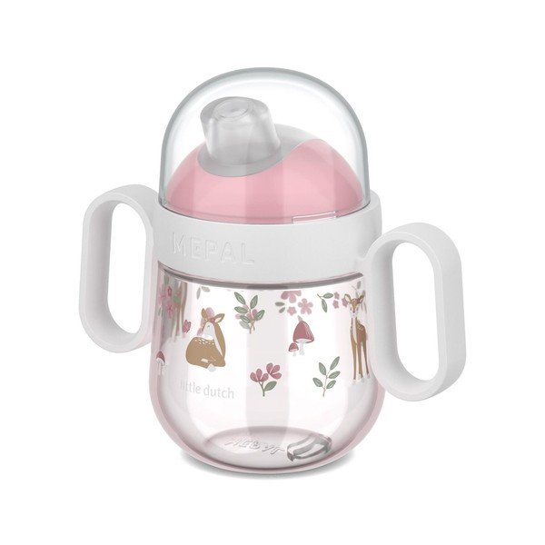Svijetlo ružičasta plastična dječja šalica 200 ml Fairy Garden – Mepal