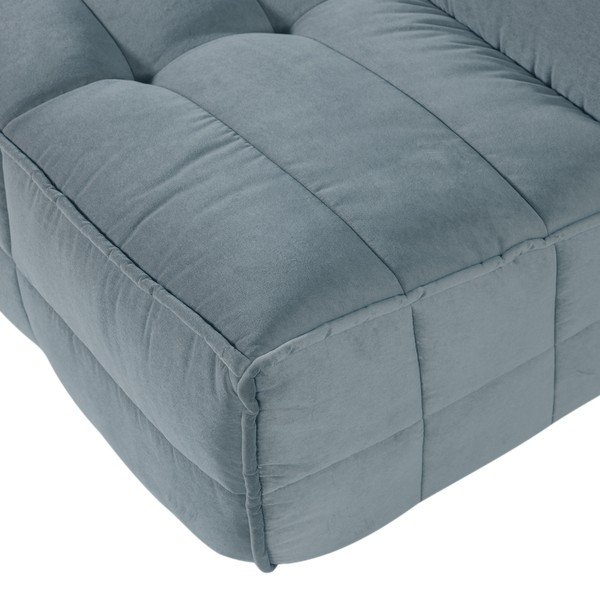 Plava baršunasti sofa 204 cm Cluster – vtwonen-image-1