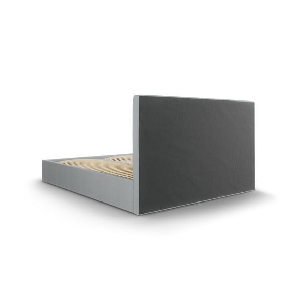 Svijetlo sivi bračni krevet Mazzini Kreveti Juniper, 180 x 200 cm-image-4