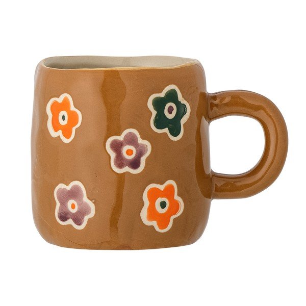 Smeđa dječja šalica od kamenine 130 ml Addy – Bloomingville Mini