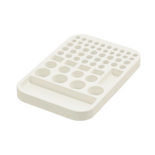 Bijeli organizator sa svjetiljkom iDesign Eco Bin , 28,19 x 19,23 cm-image-3