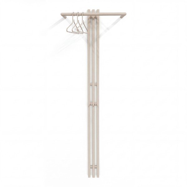 Smeđe-siva željezna zidna vješalica 65 cm Senza – Spinder Design