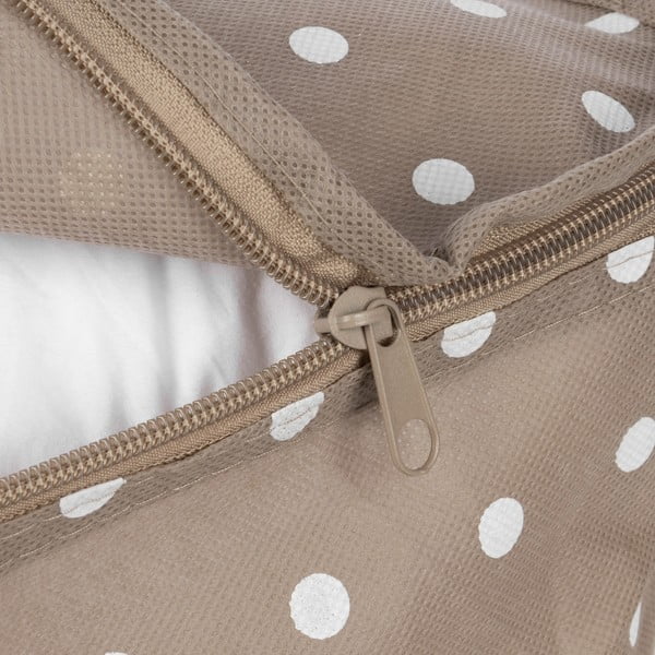 Mala bež kutija za odlaganje odjeće Compactor Dots-image-4