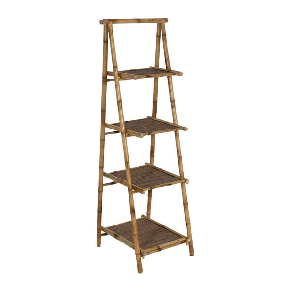 Od bambusa regal u prirodnoj boji 48x152x50 cm Manali – Ixia