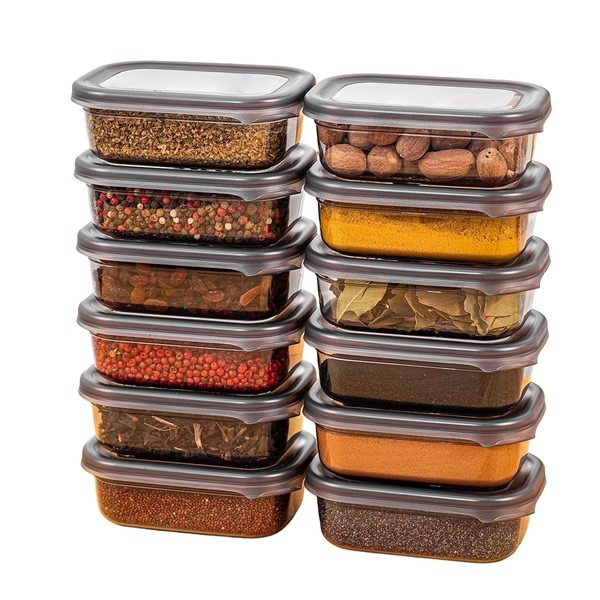 Posude za namirnice u setu 12 kom za čuvanje hrane Fresco – Hermia