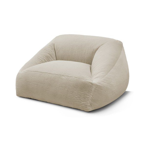 Bež vreća za sjedenje od umjetnog krzna Lilibet – Bobochic Paris