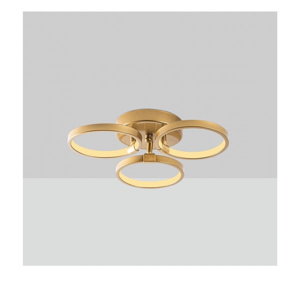 LED stropna svjetiljka u zlatnoj boji ø 17 cm Halka – Opviq lights-image-1