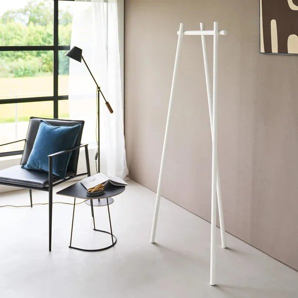 Bijela metalna vješalica 43x153,5 cm Tower Tri-Post – YAMAZAKI-image-2