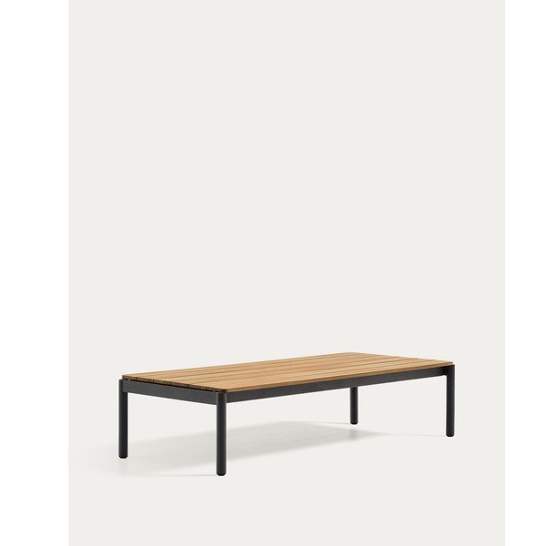Vrtni stolić za kavu od masivne tikovine 63x149 cm Sorells – Kave Home-image-3