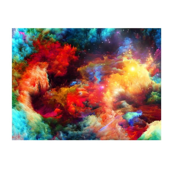 Slika Homemania Decor Šarena galaksija, 70 x 100 cm