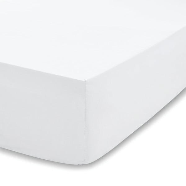 Bijela plahta od organskog pamuka Bianca Organic, 90 x 190 cm