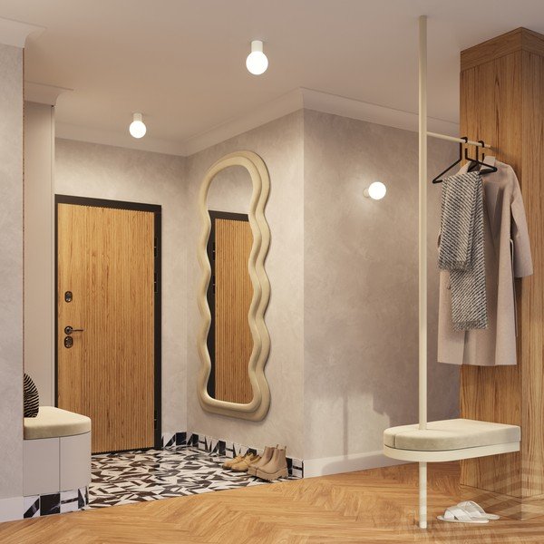 Krem zidna lampa ø 12 cm Orbital – Sollux-image-2