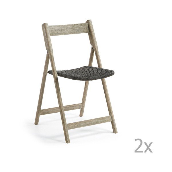Set od 2 sklopive vrtne stolice La Forma Picot