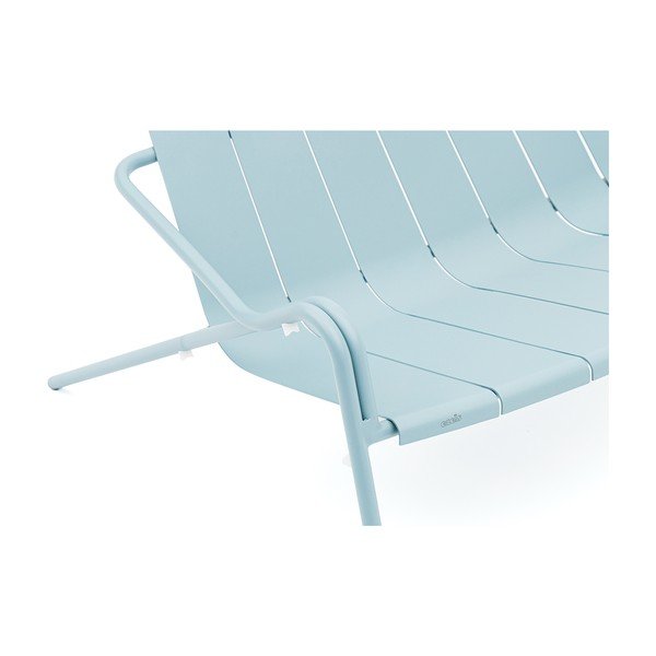 Plava metalna vrtna klupa Fleole – Ezeis-image-4