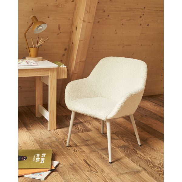 Bijela dječja stolica Konna – Kave Home-image-1