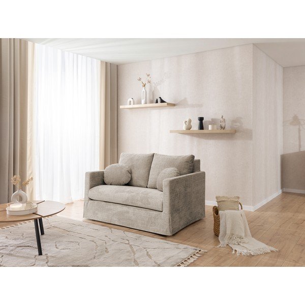 Bež sofa 140 cm Paphos – Ropez-image-1