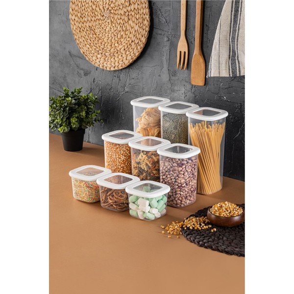 Posude za namirnice u setu 9 kom za čuvanje hrane Fresco – Hermia-image-1