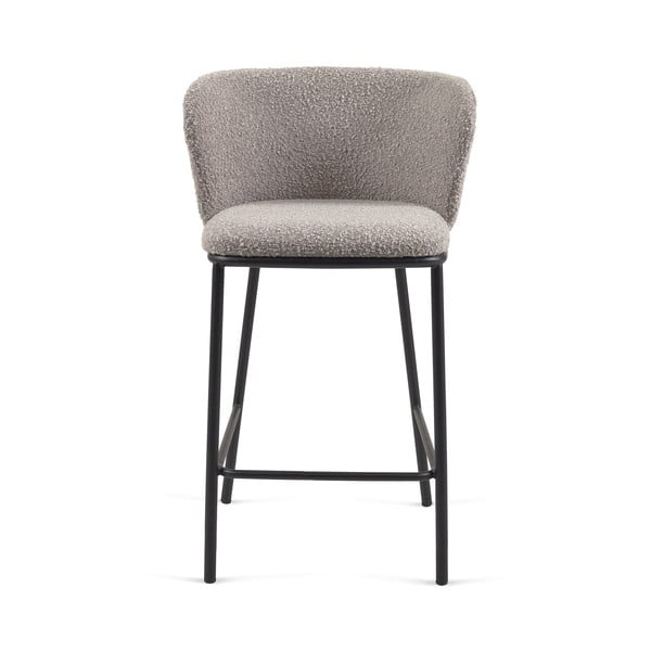 Svijetlo siva barska stolica (visine sjedala 65 cm) Ciselia – Kave Home-image-2