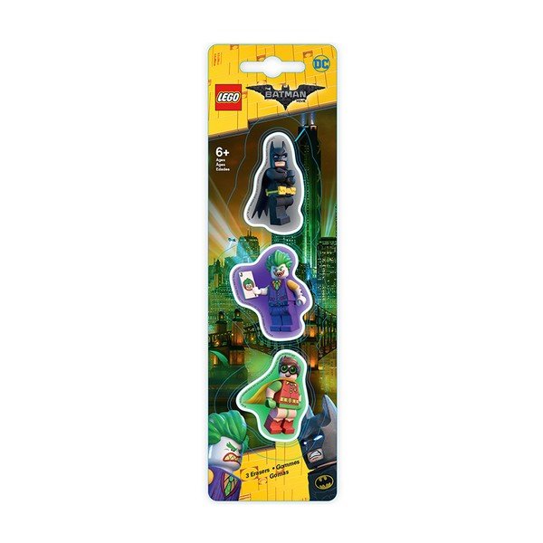 Sada 3 Gum Pyramid International Lego Batman Movie Heroes
