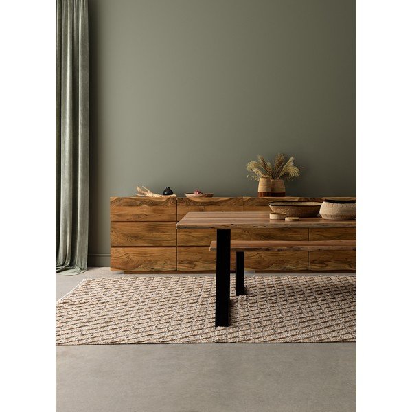 Klupa od masivnog drveta u prirodnoj boji Artur – Bizzotto-image-4