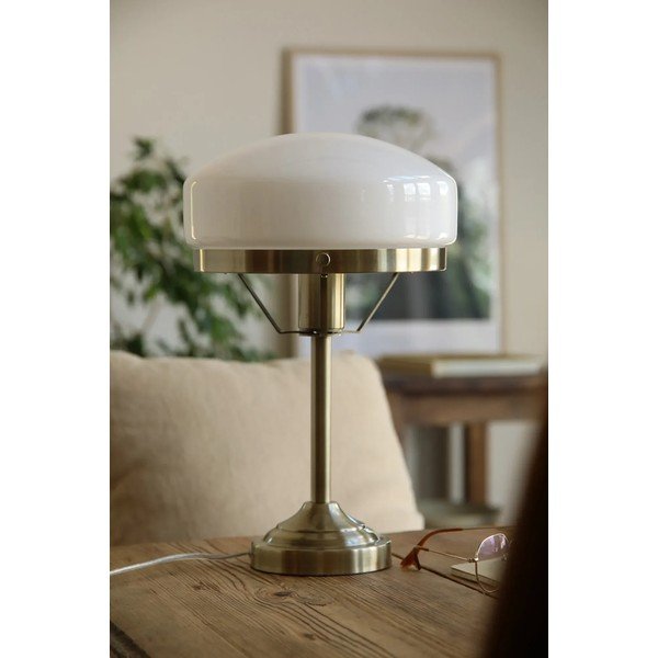 Krem/mjedena stolna lampa (visina 39 cm) Aurelia – Markslöjd-image-3