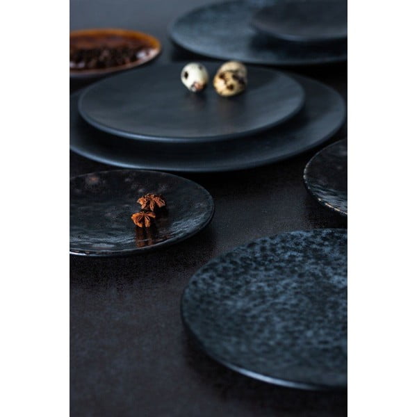 Sivi pladanj od kamenine Costa Nova Roda Mimas, ⌀ 16 cm-image-3