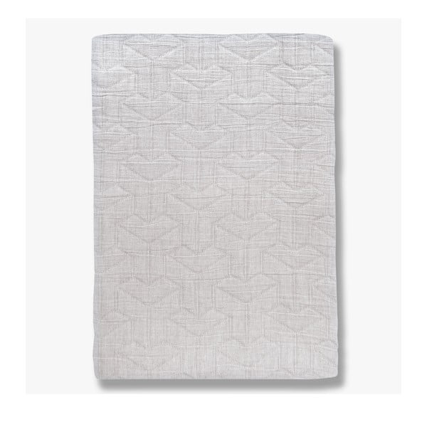 Bijeli prekrivač od recikliranog pamuka za bračni krevet 220x250 cm Trio - Mette Ditmer Denmark
