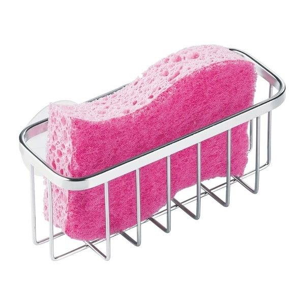 Metalni držač za odlaganje spužvi s vakuumskim držačima iDesign Gia-image-3