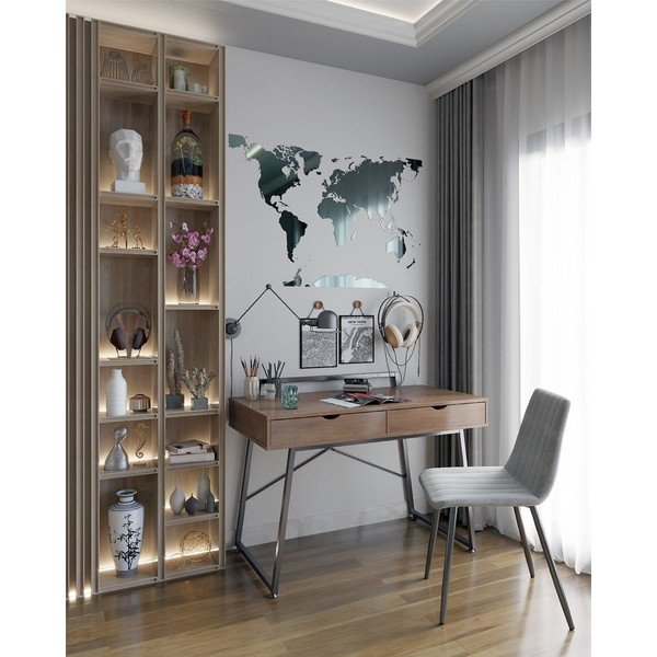 Radni stol s pločom stola u dekoru oraha 57.5x120 cm Tolm – Homede-image-1
