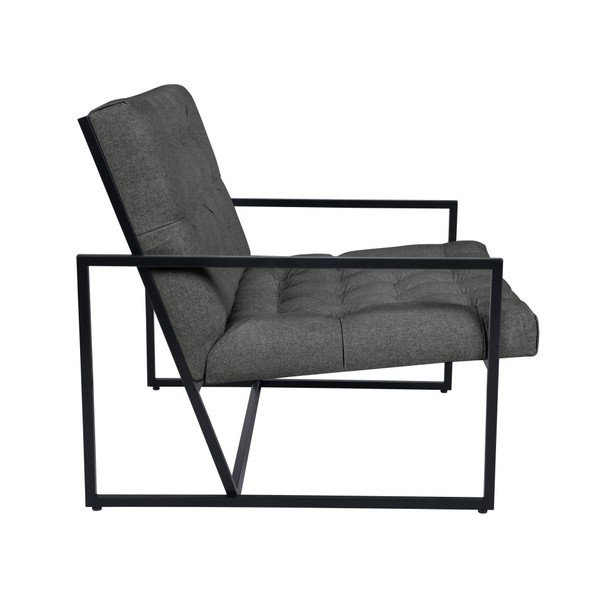 Tamno siva fotelja Mazzini Sofas Aster-image-3