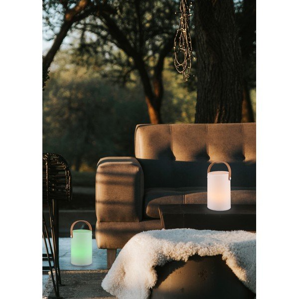 LED vanjska svjetiljka s daljinskim upravljačem sa solarnim panel (visina 21 cm) Aruba – Trio-image-1