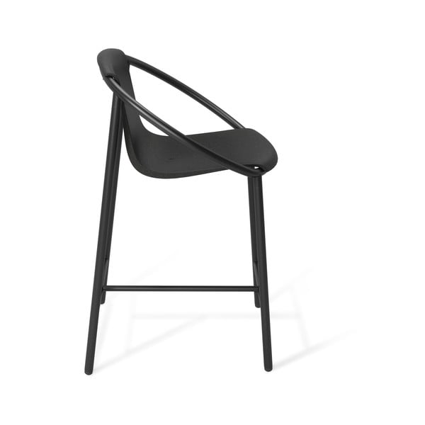 Crna plastična barska stolica 90 cm Ringo – Umbra-image-3