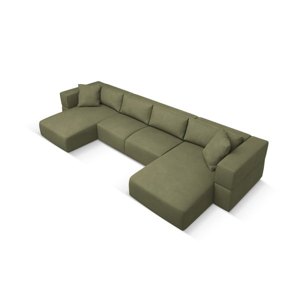 Svijetlo zelena kutna garnitura (u obliku slova "U") Esther – Milo Casa-image-2