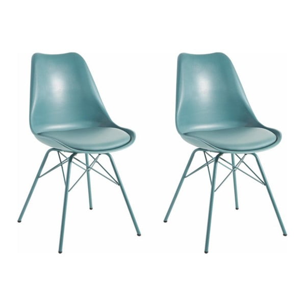 Set od 2 plave blagovaonske stolice Støra Lucinda