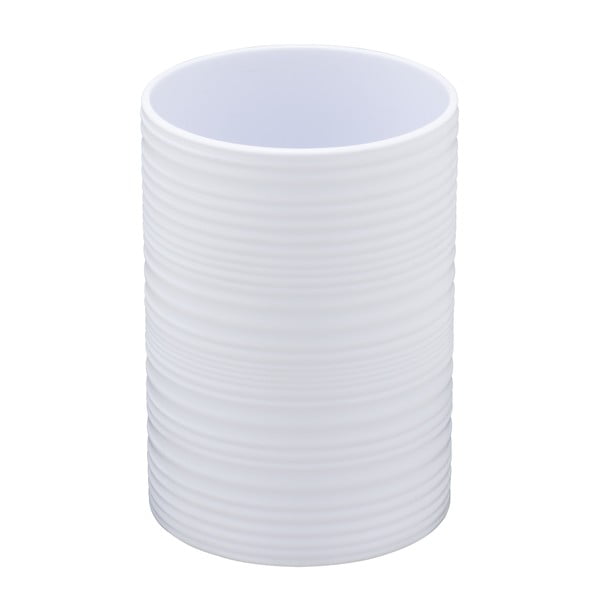 Bijela plastična čaša za četkice za zube Lyon – Allstar