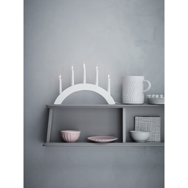 Bijeli svjetlosni ukras s božićnim motivom Atle – Markslöjd-image-1