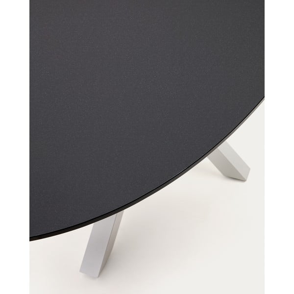 Blagovaonski stol sa staklenom pločom stola 100x200 cm Argo – Kave Home-image-3