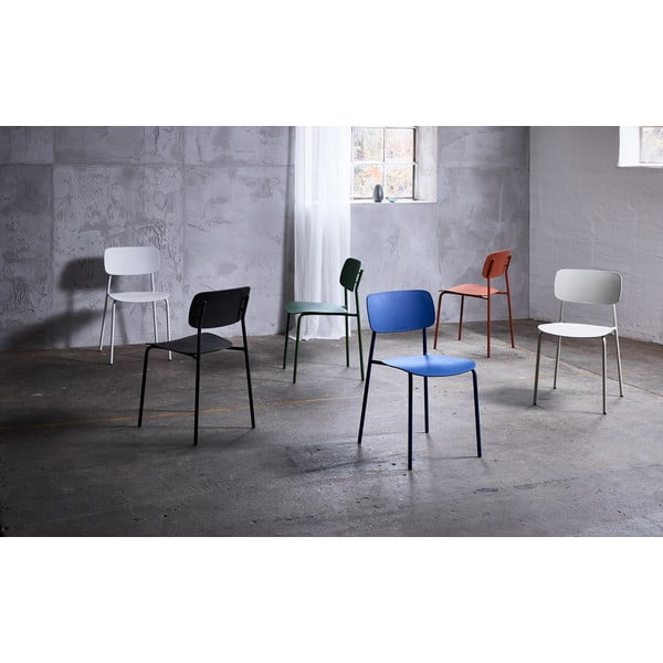 Blagovaonske stolice u setu 2 kom boja terakote Kirkland – Unique Furniture-image-1