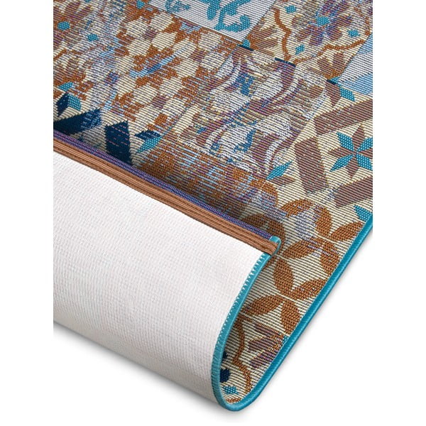 Plavi tepih staza 75x150 cm Cappuccino Mosaik – Hanse Home-image-4