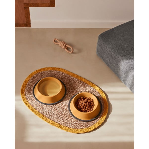 Metalne zdjelice u setu od 2 za kućne ljubimce ø 25 cm Dalitso - Kave Home-image-2