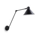 Crna zidna lampa Dione – Kave Home