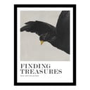 Plakat s okvirom 32x42 cm Finding Treasures   – Malerifabrikken