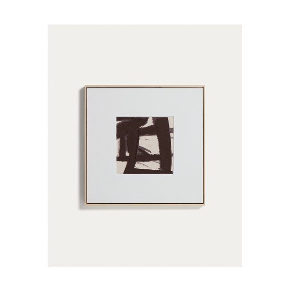 Ručno oslikana slika s okvirom/na platnu 60x60 cm Arilan – Kave Home-image-4