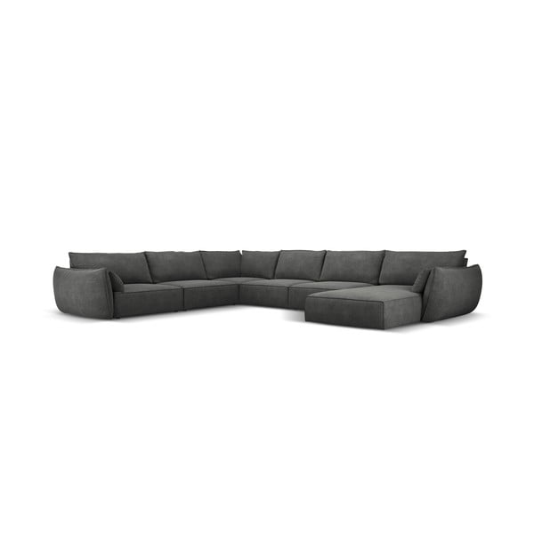 Siva kutna garnitura (lijevi kut) Vanda - Mazzini Sofas-image-2