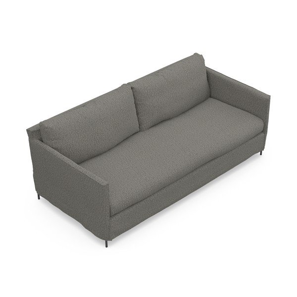 Tamno siva sofa 198 cm Petito – Furninova -image-2