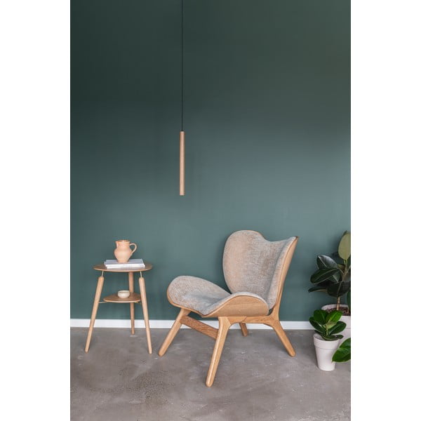 LED viseća svjetiljka od punog hrasta u prirodnoj boji s drvenim sjenilom ø 3 cm Chimes – UMAGE-image-3