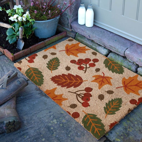 Otirač od kokosovih vlakana 60x90 cm Autumn Leaves – Artsy Doormats-image-2