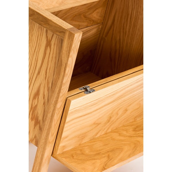 Ormarić za vina od hrastovine u prirodnoj boji 59x60 cm NewEst - Woodman-image-1