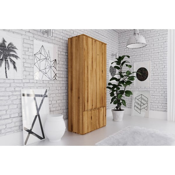 Ormar od hrastovine 90x206 cm Vento 2 - The Beds-image-1