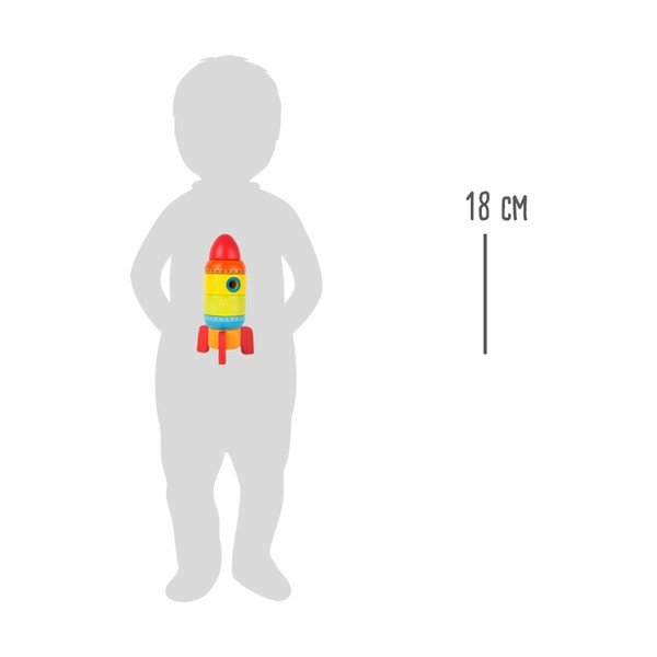 Dječja drvena igračka Legler Rocket-image-4